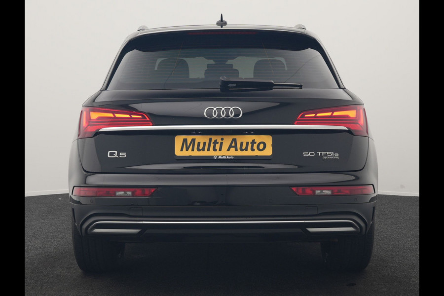 Audi Q5 50 TFSI e Advanced edition PHEV 300pk Dealer O.H | Trekhaak Af Fabriek | Head Up | Apple Carplay | Lederen Sportstoelen Verwarmd | Cruise Control | Virtual | Navigatie | DAB | 19"L.M | Plug In Hybrid |