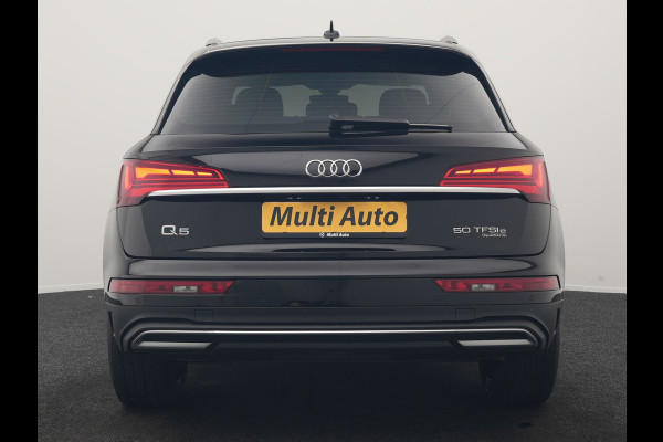 Audi Q5 50 TFSI e Advanced edition PHEV 300pk Dealer O.H | Trekhaak Af Fabriek | Head Up | Apple Carplay | Lederen Sportstoelen Verwarmd | Cruise Control | Virtual | Navigatie | DAB | 19"L.M | Plug In Hybrid |
