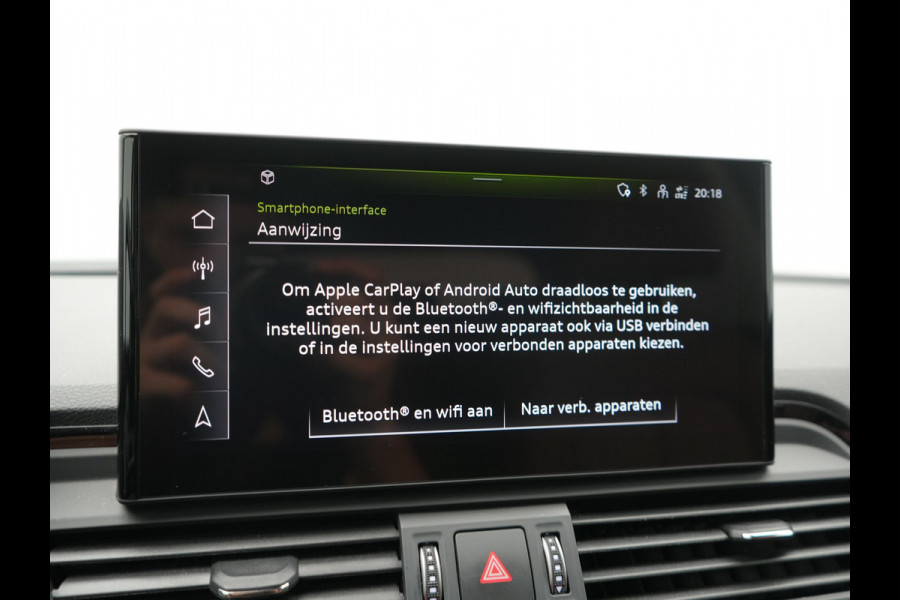 Audi Q5 50 TFSI e Advanced edition PHEV 300pk Dealer O.H | Trekhaak Af Fabriek | Head Up | Apple Carplay | Lederen Sportstoelen Verwarmd | Cruise Control | Virtual | Navigatie | DAB | 19"L.M | Plug In Hybrid |