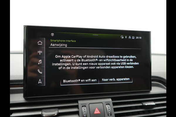 Audi Q5 50 TFSI e Advanced edition PHEV 300pk Dealer O.H | Trekhaak Af Fabriek | Head Up | Apple Carplay | Lederen Sportstoelen Verwarmd | Cruise Control | Virtual | Navigatie | DAB | 19"L.M | Plug In Hybrid |