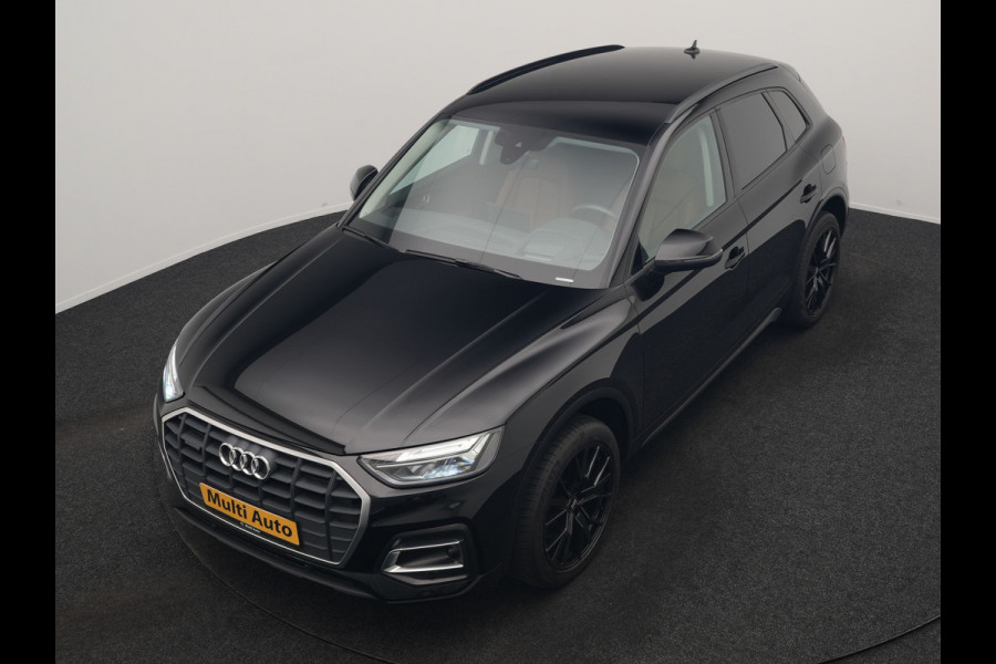Audi Q5 50 TFSI e Advanced edition PHEV 300pk Dealer O.H | Trekhaak Af Fabriek | Head Up | Apple Carplay | Lederen Sportstoelen Verwarmd | Cruise Control | Virtual | Navigatie | DAB | 19"L.M | Plug In Hybrid |