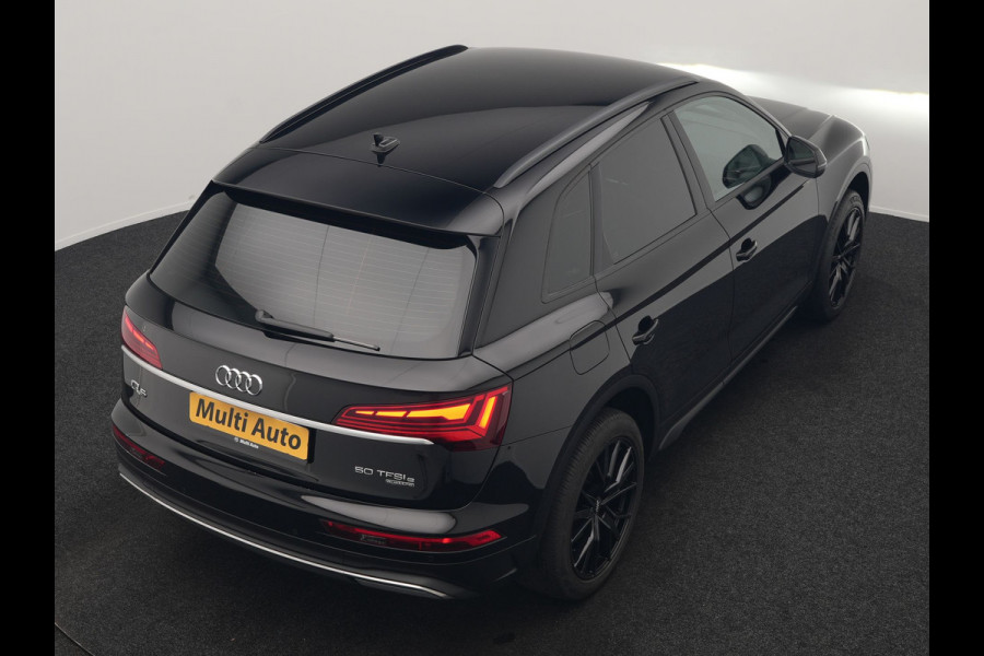 Audi Q5 50 TFSI e Advanced edition PHEV 300pk Dealer O.H | Trekhaak Af Fabriek | Head Up | Apple Carplay | Lederen Sportstoelen Verwarmd | Cruise Control | Virtual | Navigatie | DAB | 19"L.M | Plug In Hybrid |