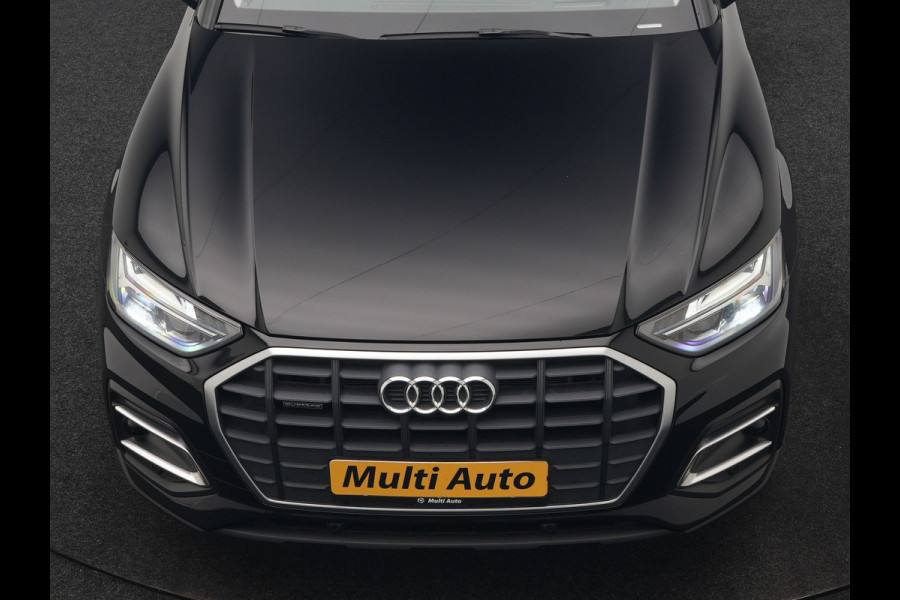 Audi Q5 50 TFSI e Advanced edition PHEV 300pk Dealer O.H | Trekhaak Af Fabriek | Head Up | Apple Carplay | Lederen Sportstoelen Verwarmd | Cruise Control | Virtual | Navigatie | DAB | 19"L.M | Plug In Hybrid |