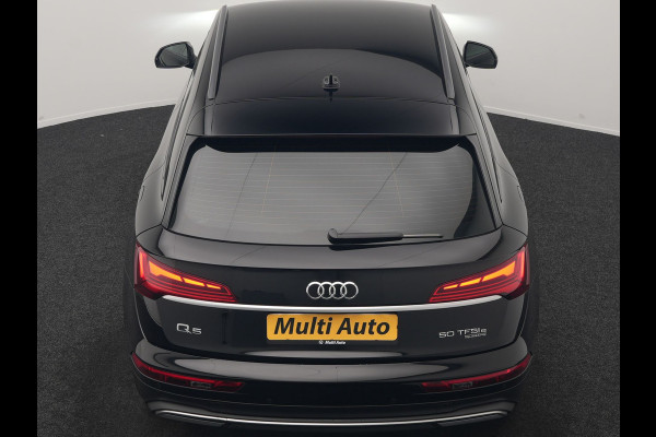 Audi Q5 50 TFSI e Advanced edition PHEV 300pk Dealer O.H | Trekhaak Af Fabriek | Head Up | Apple Carplay | Lederen Sportstoelen Verwarmd | Cruise Control | Virtual | Navigatie | DAB | 19"L.M | Plug In Hybrid |