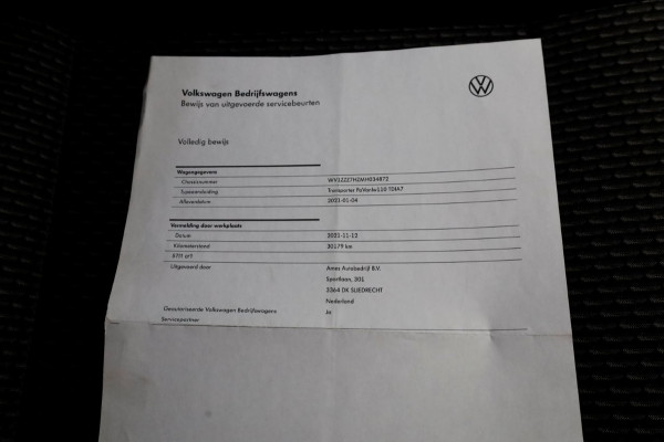 Volkswagen Transporter T6.1 2.0 TDI 150pk DSG- Automaat Lang D.C. Comfortline Airco/Navi 01-2021