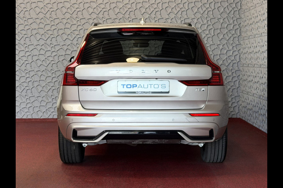 Volvo XC60 2.0 T8 455PK AWD ULTRA DARK NIEUWE AUTO ELEK.TREKHAAK HARMAN KARDON HEADUP 360.CAM STOEL/STUUR VERW LEER SCHUIFDAK