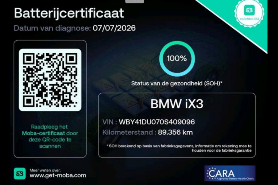 BMW iX3 High Executive 80 kWh 100% SOH LCI FACELIFT M-SPORT