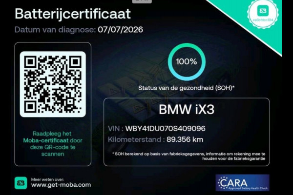 BMW iX3 High Executive 80 kWh 100% SOH LCI FACELIFT M-SPORT