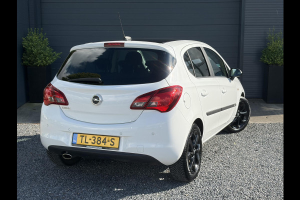Opel Corsa 1.4 Black Edition Navi,Carplay,Airco,Cruise,Pdc,Weinig km,90pk,5 Deurs,Lm velgen,N.A.P,Zeer Zuinig,Apk tot 08-2027