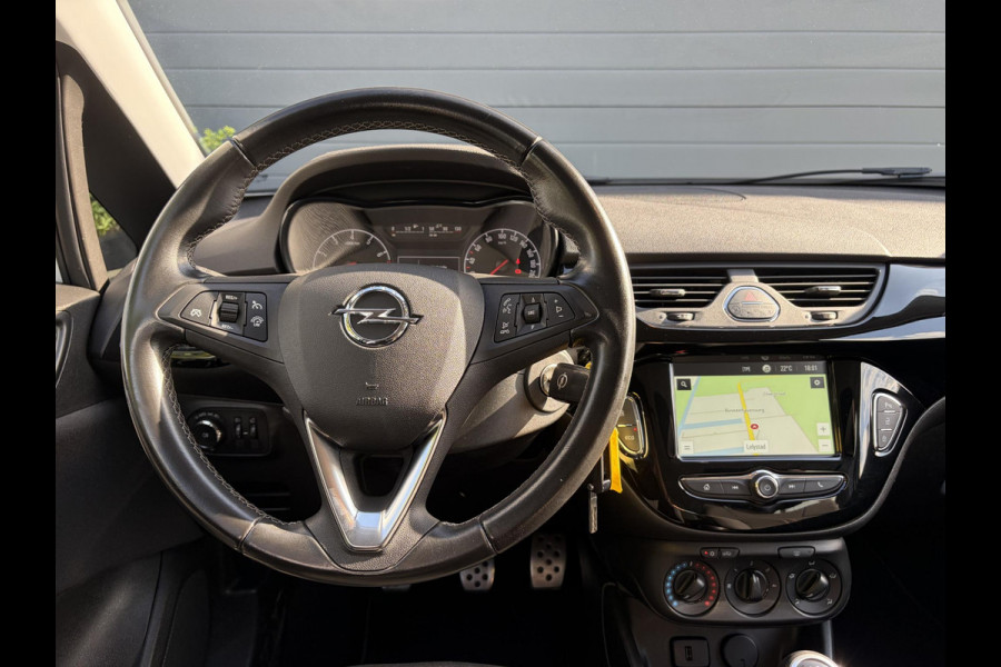 Opel Corsa 1.4 Black Edition Navi,Carplay,Airco,Cruise,Pdc,Weinig km,90pk,5 Deurs,Lm velgen,N.A.P,Zeer Zuinig,Apk tot 08-2027