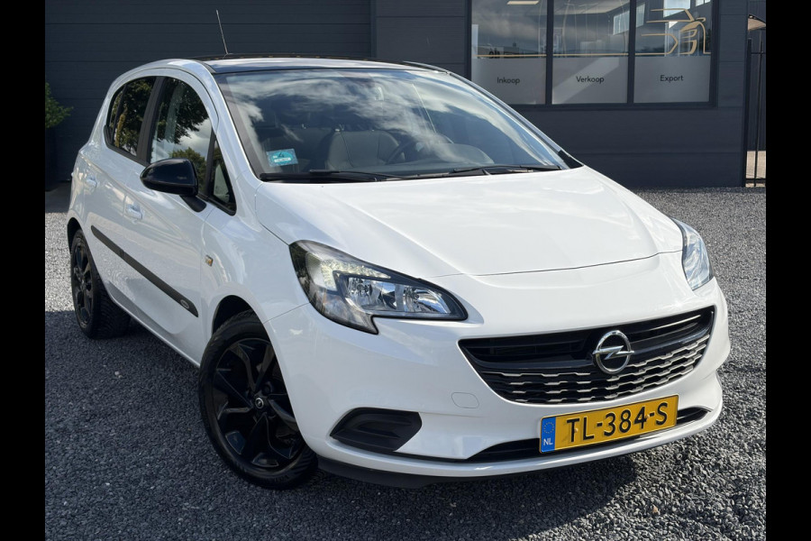 Opel Corsa 1.4 Black Edition Navi,Carplay,Airco,Cruise,Pdc,Weinig km,90pk,5 Deurs,Lm velgen,N.A.P,Zeer Zuinig,Apk tot 08-2027