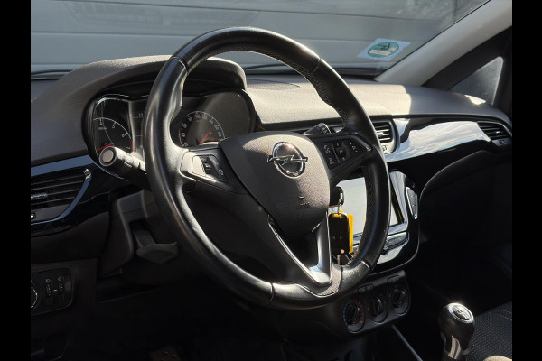 Opel Corsa 1.4 Black Edition Navi,Carplay,Airco,Cruise,Pdc,Weinig km,90pk,5 Deurs,Lm velgen,N.A.P,Zeer Zuinig,Apk tot 08-2027
