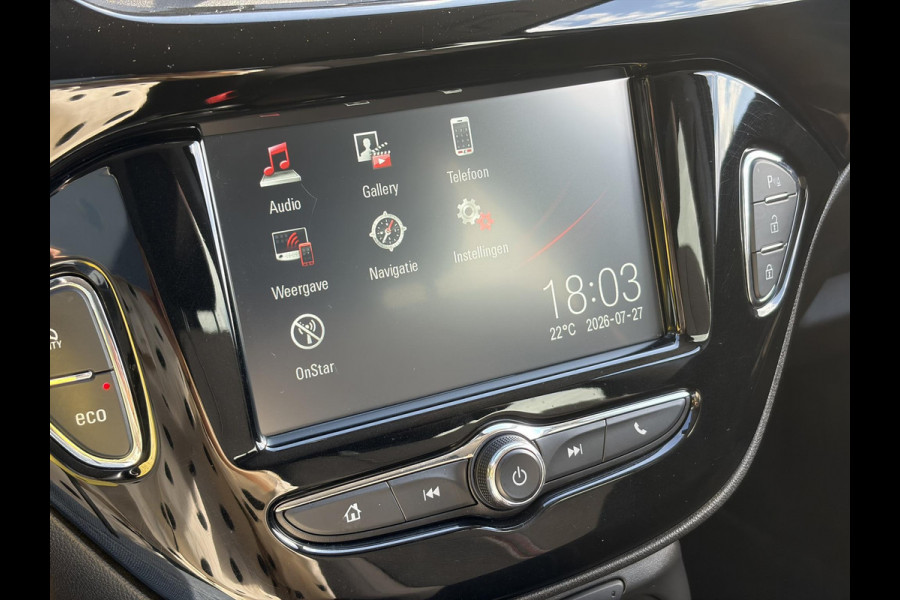 Opel Corsa 1.4 Black Edition Navi,Carplay,Airco,Cruise,Pdc,Weinig km,90pk,5 Deurs,Lm velgen,N.A.P,Zeer Zuinig,Apk tot 08-2027