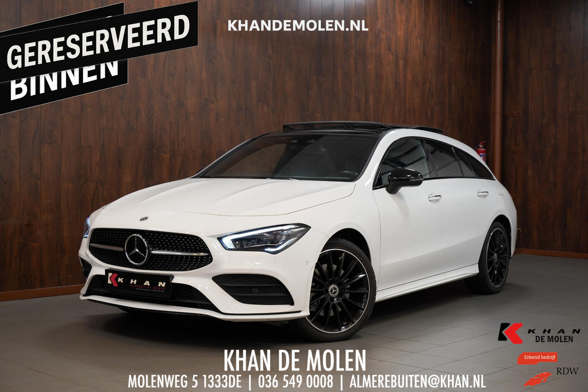 Mercedes-Benz CLA-Klasse Shooting Brake 250 e AMG Line BOMVOL|Pano|Burmester|Memory|Elektr. Achterklep|Sfeerverlichting