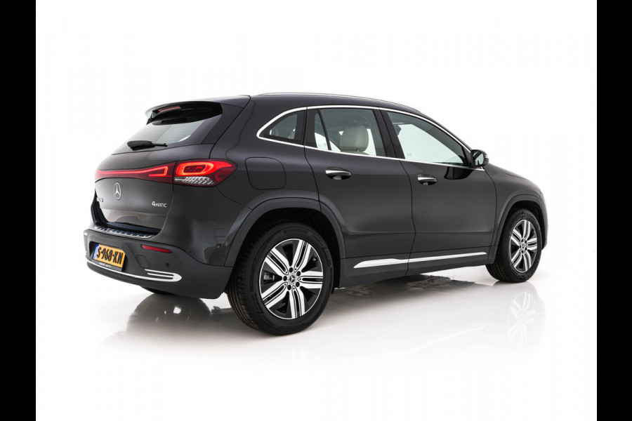 Mercedes-Benz EQA 350 4MATIC Luxury Line 67 kWh [ 3-Fase-11kW ]{SoH-94%} (INCL-BTW) *HEATPUMP | LEATHER | FULL-LED | BLINDSPOT | WIDESCREEN-DIGICOCKPIT | HEATED-SPORTSEATS | CAMERA | NAVI-FULLMAP | DAB | AMBIENTLIGHT | KEYLESS | LANE-ASSIST | 18''ALU*