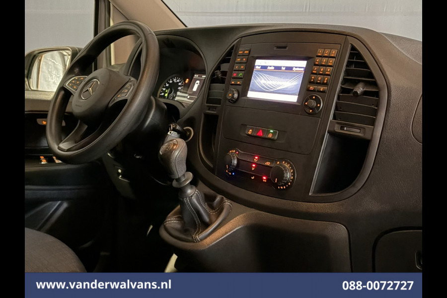 Mercedes-Benz Vito 116 CDI 164pk L2H1 Euro6 Airco | Camera | Navigatie | Cruisecontrol | Stoelverwarming Bijrijdersbank, Achterklep