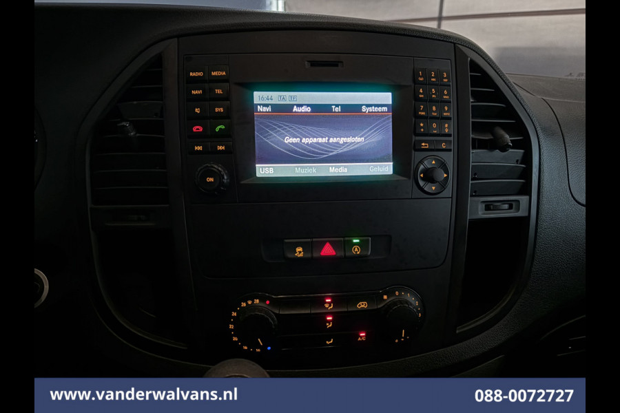 Mercedes-Benz Vito 116 CDI 164pk L2H1 Euro6 Airco | Camera | Navigatie | Cruisecontrol | Stoelverwarming Bijrijdersbank, Achterklep