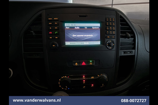 Mercedes-Benz Vito 116 CDI 164pk L2H1 Euro6 Airco | Camera | Navigatie | Cruisecontrol | Stoelverwarming Bijrijdersbank, Achterklep