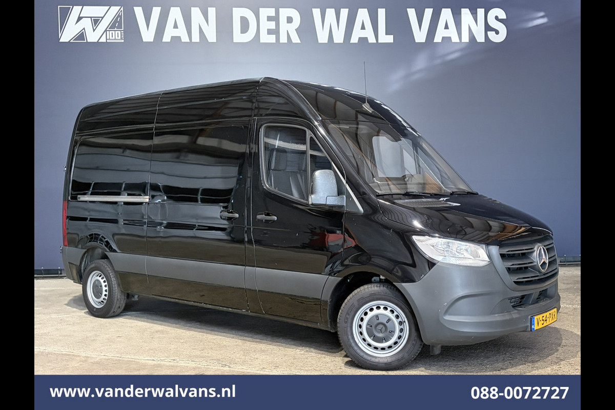 Mercedes-Benz Sprinter 314 CDI 143pk L2H2 Euro6 Airco | Navigatie | Trekhaak | Camera | Apple Carplay Android Auto, Trap, Leder, Bijrijdersbank