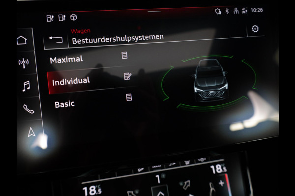 Audi e-tron 55 quattro S edition 95 kWh 408 pk | SOH 95,17% | Navigatie | Panoramadak | Parkeersensoren | Rondomzicht camera | B&O Soundsystem | Head-up display | Lederen bekleding | S-Line |