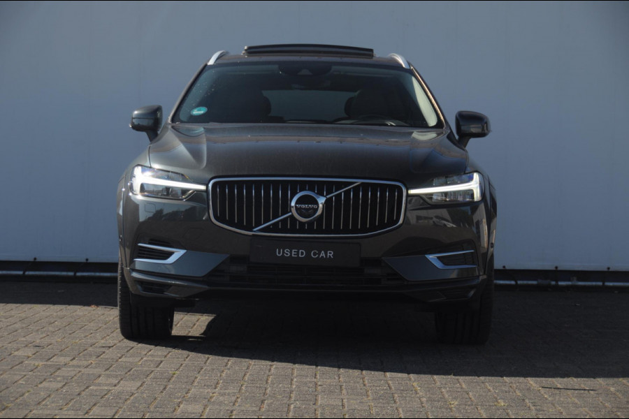 Volvo XC60 T6 350PK Automaat Recharge Inscription / Trekhaak / 360 camera / Leder dashboard  / Head-up display / Harman Kardon audio/ BLIS/ Elektrischbedienbare stoelen met geheugen / Panoramadak/ Adaptive cruise control/ Pilot assist/ Apple Carplay/ Android auto/