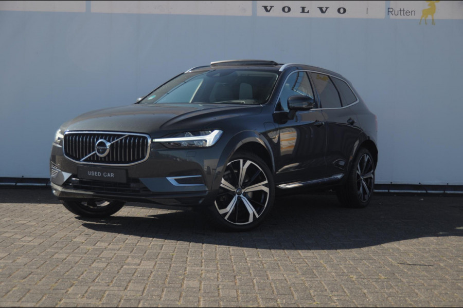 Volvo XC60 T6 350PK Automaat Recharge Inscription / Trekhaak / 360 camera / Leder dashboard  / Head-up display / Harman Kardon audio/ BLIS/ Elektrischbedienbare stoelen met geheugen / Panoramadak/ Adaptive cruise control/ Pilot assist/ Apple Carplay/ Android auto/