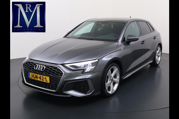Audi A3 Sportback 35 TFSI S edition 150PK | 3X S-LINE IN & EXTERIEUR + ONDERSTEL | MILD-HYBRIDE  | NAVI + CARPLAY | STOELVERWARMING | CAMERA | ALL SEASON BANDEN | FULL LED | RIJKLAAR MET 12 MND BOVAG GARANTIE |