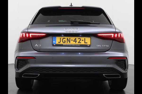 Audi A3 Sportback 35 TFSI S edition 150PK | 3X S-LINE IN & EXTERIEUR + ONDERSTEL | MILD-HYBRIDE  | NAVI + CARPLAY | STOELVERWARMING | CAMERA | ALL SEASON BANDEN | FULL LED | RIJKLAAR MET 12 MND BOVAG GARANTIE |