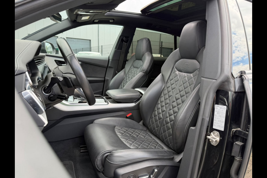 Audi Q8 60 TFSI e quattro Pro Line S Competition | RS Seats | Panoramadak | Stoelventilatie | Stoelverwarming | Stuurverwarming | Massage | Memory Seat | 360 Camera | Luchtvering | Adaptive Cruise Control | Keyless | LED Matrix |