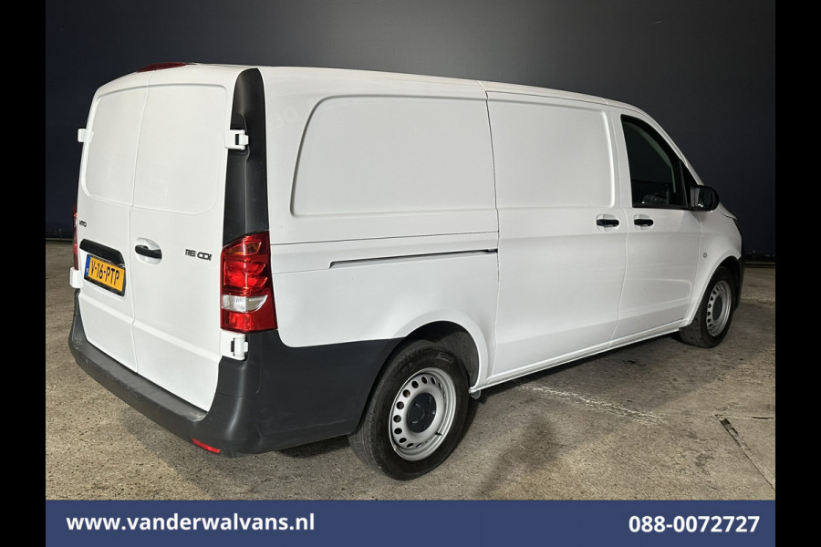 Mercedes-Benz Vito 116 CDI 164pk L2H1 Euro6 Airco | Camera | Apple Carplay | Cruisecontrol Android Auto, Bijrijdersbank