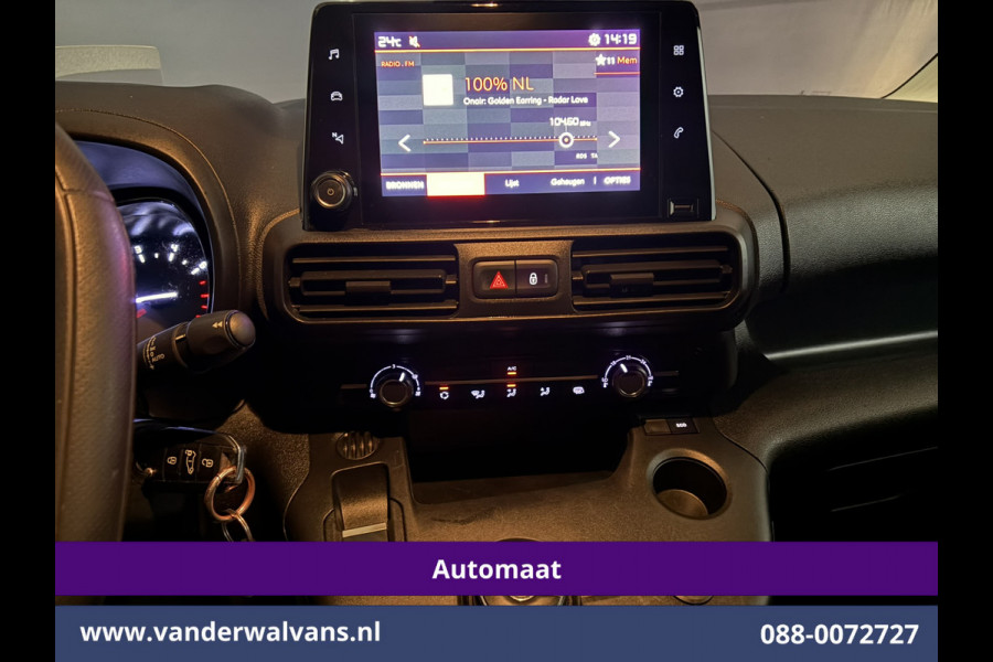 Citroën Berlingo 1.5 BlueHDI 131pk L1H1 Automaat Euro6 Airco | Camera | LM velgen | Apple Carplay Trekhaak, Cruisecontrol, Android Auto, Pushbar, Parkeersensoren