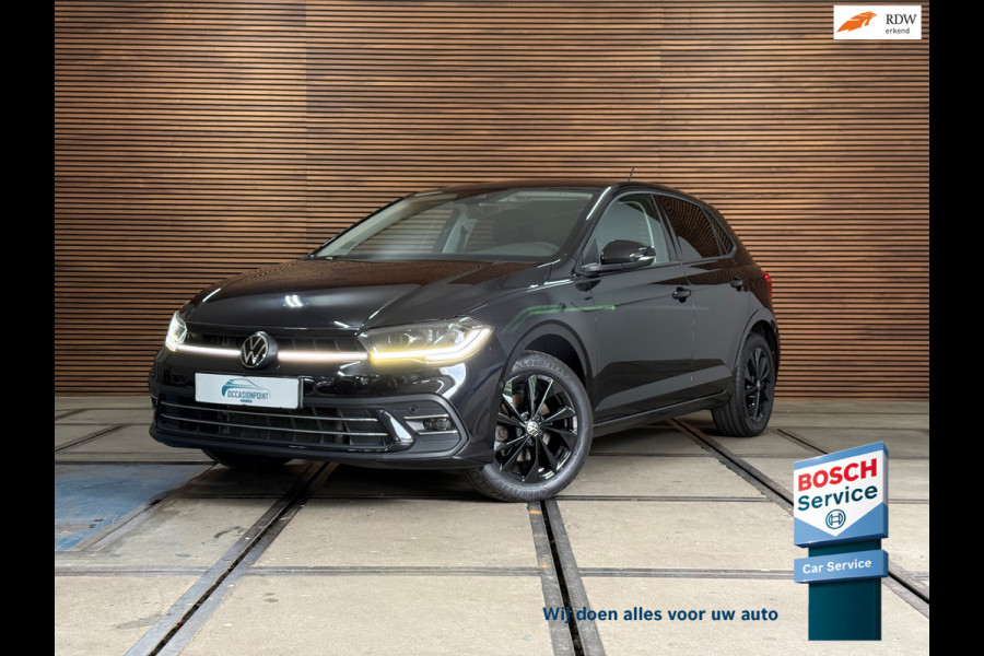 Volkswagen Polo 1.0 TSI Style | Black Edition | IQ.Light Drive | ACC | Digital Cockpit | Stoelverwarming | Clima | Licht + Zicht |