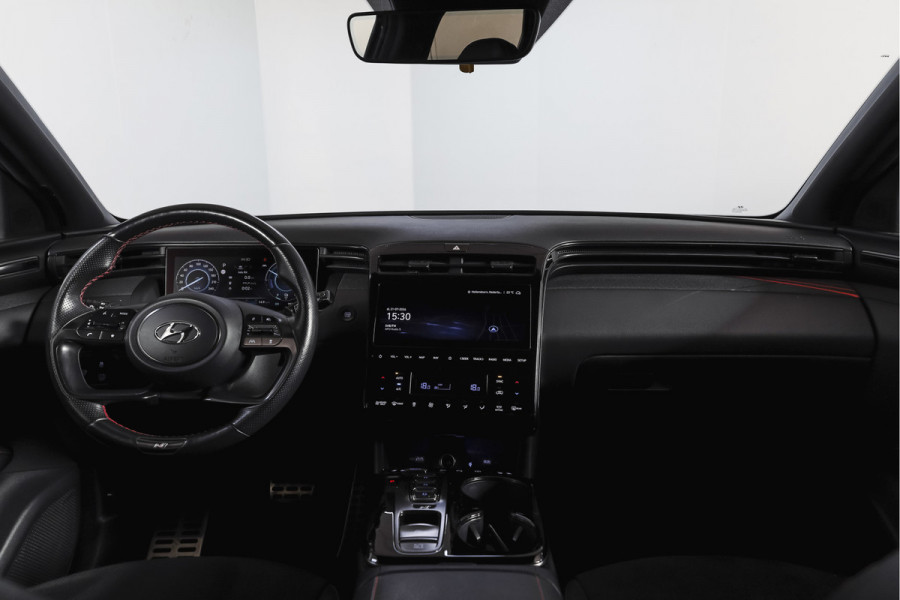 Hyundai Tucson 1.6 T-GDI HEV N Line Sky Orig. NL | S/K-Panodak | Adapt. Cruise | Stoel-+Stuurverw. | PDC | 360 Camera | NAV+App. Connect | ECC | Afn. Trekhaak | LM 19" |