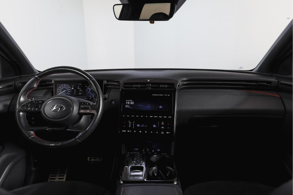 Hyundai Tucson 1.6 T-GDI HEV N Line Sky Orig. NL | S/K-Panodak | Adapt. Cruise | Stoel-+Stuurverw. | PDC | 360 Camera | NAV+App. Connect | ECC | Afn. Trekhaak | LM 19" |
