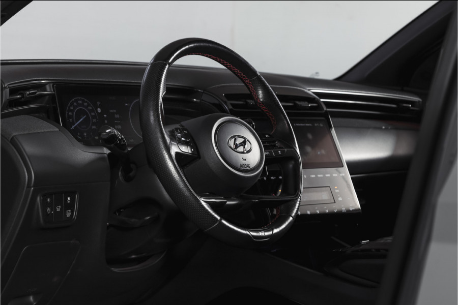 Hyundai Tucson 1.6 T-GDI HEV N Line Sky Orig. NL | S/K-Panodak | Adapt. Cruise | Stoel-+Stuurverw. | PDC | 360 Camera | NAV+App. Connect | ECC | Afn. Trekhaak | LM 19" |