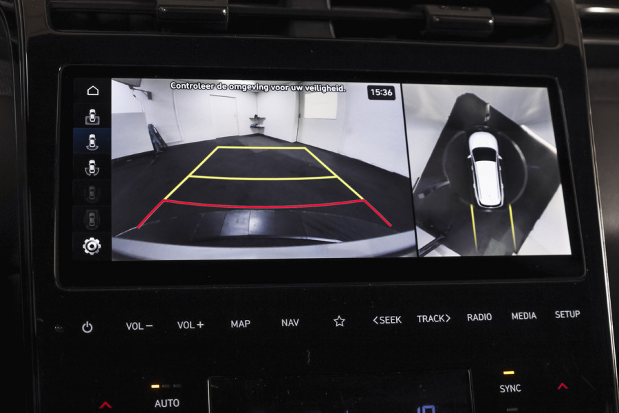 Hyundai Tucson 1.6 T-GDI HEV N Line Sky Orig. NL | S/K-Panodak | Adapt. Cruise | Stoel-+Stuurverw. | PDC | 360 Camera | NAV+App. Connect | ECC | Afn. Trekhaak | LM 19" |