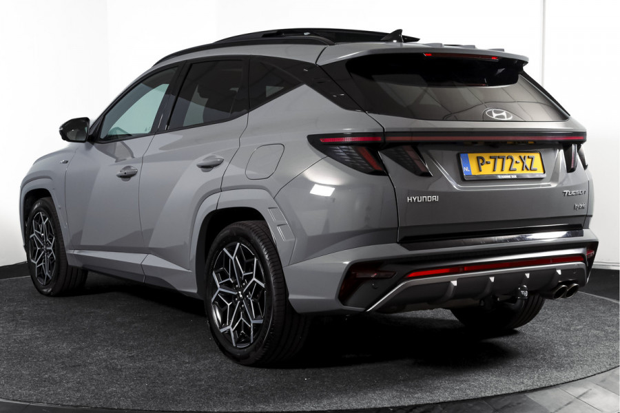 Hyundai Tucson 1.6 T-GDI HEV N Line Sky Orig. NL | S/K-Panodak | Adapt. Cruise | Stoel-+Stuurverw. | PDC | 360 Camera | NAV+App. Connect | ECC | Afn. Trekhaak | LM 19" |