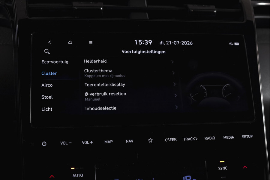 Hyundai Tucson 1.6 T-GDI HEV N Line Sky Orig. NL | S/K-Panodak | Adapt. Cruise | Stoel-+Stuurverw. | PDC | 360 Camera | NAV+App. Connect | ECC | Afn. Trekhaak | LM 19" |