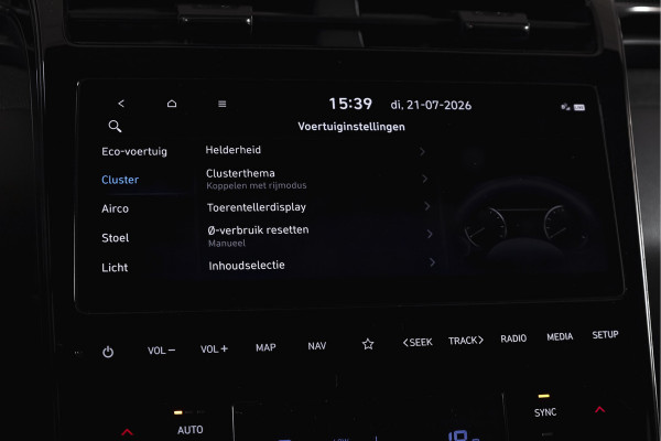 Hyundai Tucson 1.6 T-GDI HEV N Line Sky Orig. NL | S/K-Panodak | Adapt. Cruise | Stoel-+Stuurverw. | PDC | 360 Camera | NAV+App. Connect | ECC | Afn. Trekhaak | LM 19" |