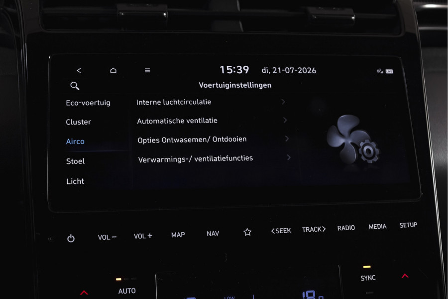 Hyundai Tucson 1.6 T-GDI HEV N Line Sky Orig. NL | S/K-Panodak | Adapt. Cruise | Stoel-+Stuurverw. | PDC | 360 Camera | NAV+App. Connect | ECC | Afn. Trekhaak | LM 19" |