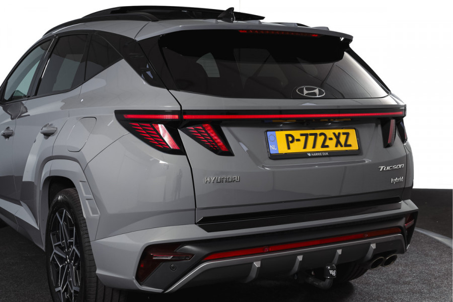 Hyundai Tucson 1.6 T-GDI HEV N Line Sky Orig. NL | S/K-Panodak | Adapt. Cruise | Stoel-+Stuurverw. | PDC | 360 Camera | NAV+App. Connect | ECC | Afn. Trekhaak | LM 19" |