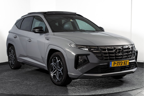 Hyundai Tucson 1.6 T-GDI HEV N Line Sky Orig. NL | S/K-Panodak | Adapt. Cruise | Stoel-+Stuurverw. | PDC | 360 Camera | NAV+App. Connect | ECC | Afn. Trekhaak | LM 19" |