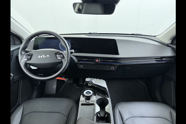 Kia Ev6 Plus 77.4kWh SOH 100% Trekhaak Adap.Cruise Warmtepomp Leder+Ventilatie+Verwarming Meridian®-Surround Verwarmd Stuur+Achterbank N Stoel-Memory Elek.Achterklep Privacy Glas USB Bluetooth DAB ESP Lane Assist 1.600KG Trekgewicht Dealeronderhouden