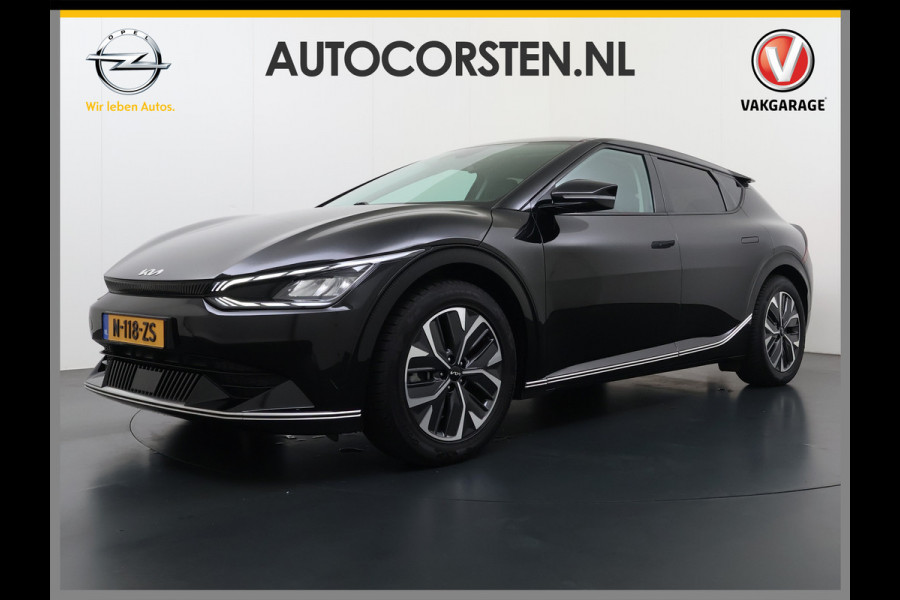 Kia Ev6 Plus 77.4kWh SOH 100% Trekhaak Adap.Cruise Warmtepomp Leder+Ventilatie+Verwarming Meridian®-Surround Verwarmd Stuur+Achterbank N Stoel-Memory Elek.Achterklep Privacy Glas USB Bluetooth DAB ESP Lane Assist 1.600KG Trekgewicht Dealeronderhouden