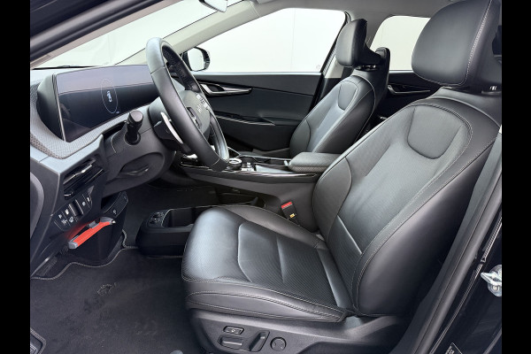 Kia Ev6 Plus 77.4kWh SOH 100% Trekhaak Adap.Cruise Warmtepomp Leder+Ventilatie+Verwarming Meridian®-Surround Verwarmd Stuur+Achterbank N Stoel-Memory Elek.Achterklep Privacy Glas USB Bluetooth DAB ESP Lane Assist 1.600KG Trekgewicht Dealeronderhouden