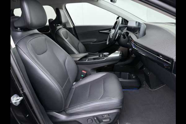 Kia Ev6 Plus 77.4kWh SOH 100% Trekhaak Adap.Cruise Warmtepomp Leder+Ventilatie+Verwarming Meridian®-Surround Verwarmd Stuur+Achterbank N Stoel-Memory Elek.Achterklep Privacy Glas USB Bluetooth DAB ESP Lane Assist 1.600KG Trekgewicht Dealeronderhouden