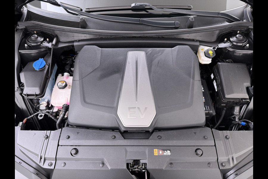 Kia Ev6 Plus 77.4kWh SOH 100% Trekhaak Adap.Cruise Warmtepomp Leder+Ventilatie+Verwarming Meridian®-Surround Verwarmd Stuur+Achterbank N Stoel-Memory Elek.Achterklep Privacy Glas USB Bluetooth DAB ESP Lane Assist 1.600KG Trekgewicht Dealeronderhouden