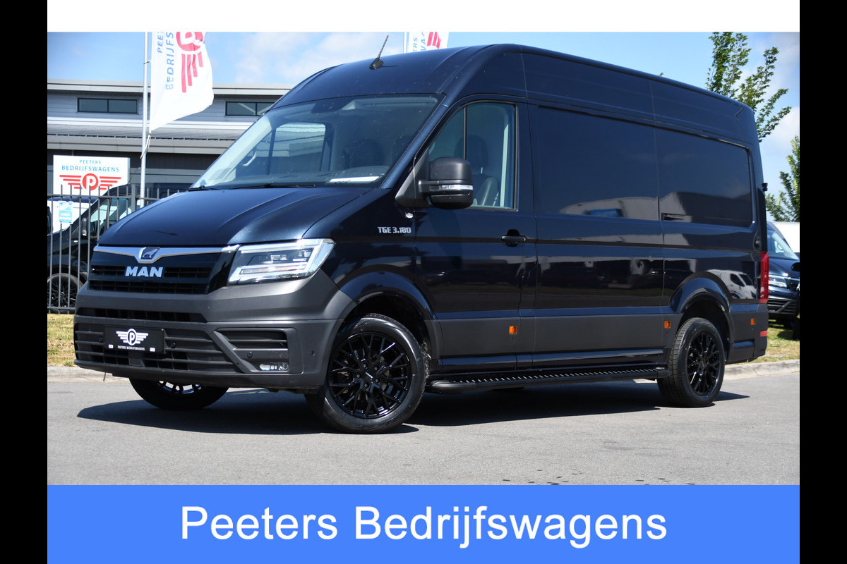 MAN TGE 3.180 35 2.0 L3H3 PB Edition Adaptieve Cruise, Camera, Carplay, LED, Clima, Stoelverwarming, Sensoren, Trekhaak, 177pk, Automaat, Uniek!
