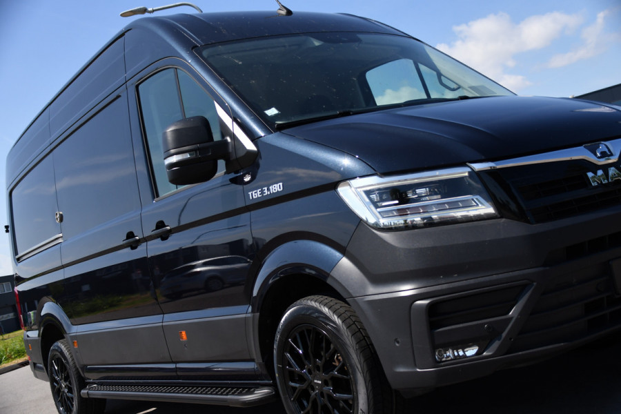 MAN TGE 3.180 35 2.0 L3H3 PB Edition Adaptieve Cruise, Camera, Carplay, LED, Clima, Stoelverwarming, Sensoren, Trekhaak, 177pk, Automaat, Uniek!
