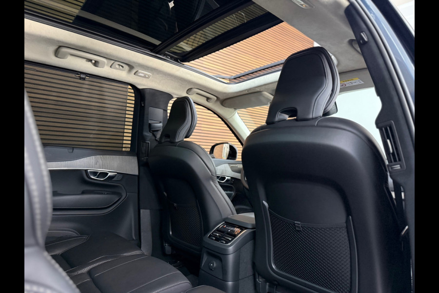 Volvo XC90 2.0 T8 Recharge AWD Ultra Dark 7p|Luchtvering|Trekhaak|Pano| H/K Sound | Massage | Winter Pakket | Driver Assist | HuD